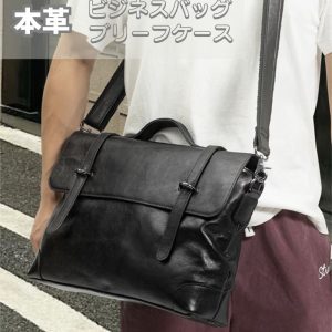 ビジネス バッグ メンズ ブリーフ ケース レザー A4 PC収納 ブリーフケース 2way ショルダー メンズ バッグ 大容量 通勤 カバン