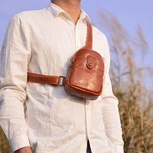 Alternative view of ボディバッグ メンズ ワン ショルダー バッグ 本革 ボディバッグ 小さめ おしゃれ 斜めがけ バッグ ショルダーポーチ